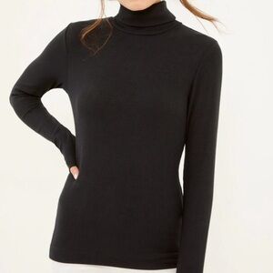 NWOT Three Dots Brown Ribbed Top